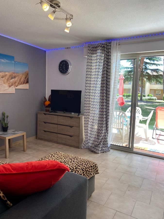 T2 Rdc à En Roussillon Europa 5 Pers ,clim, Piscine, Tennis, Parking Apartamento Canet