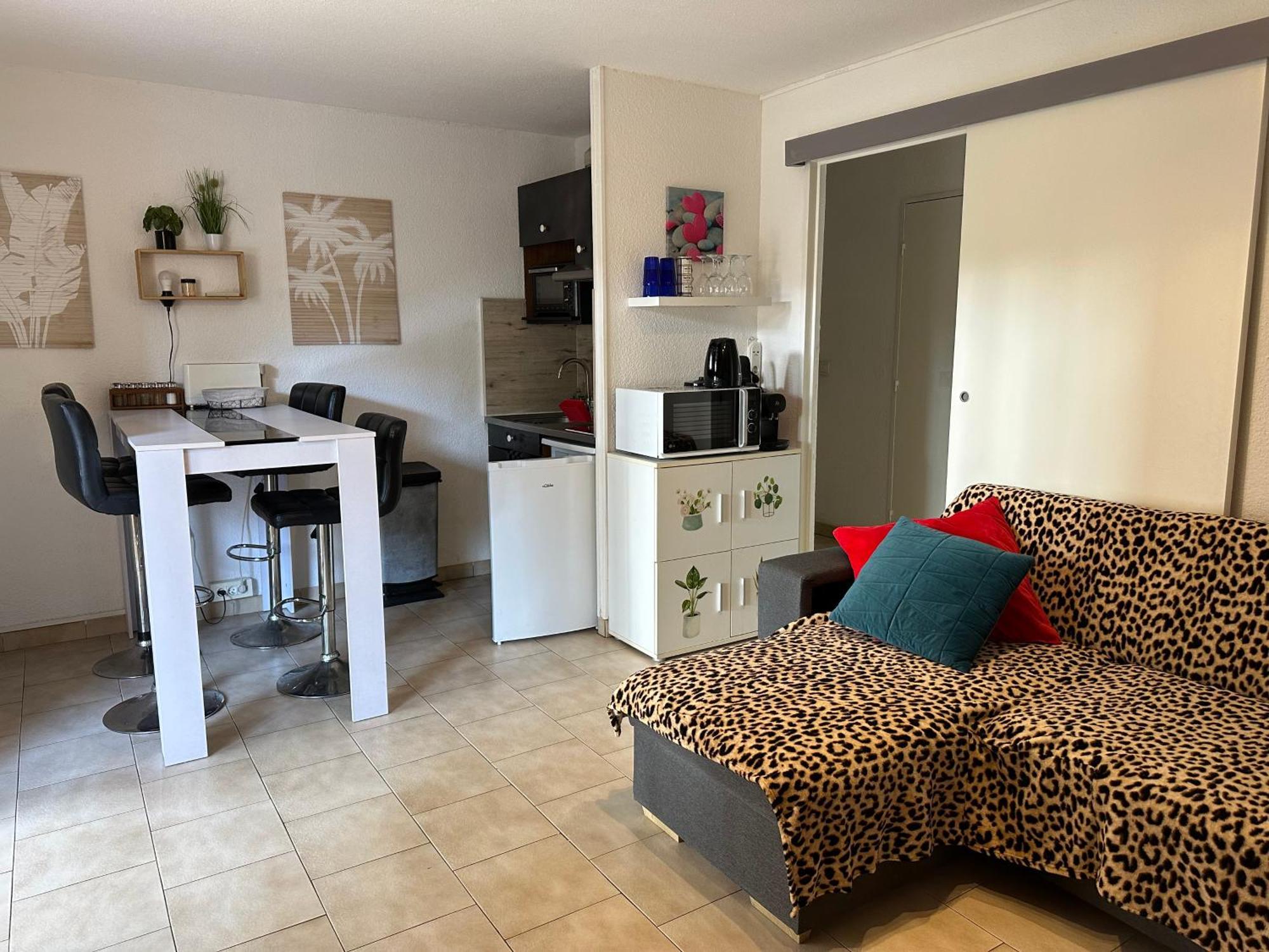 Apartamento T2 Rdc à En Roussillon Europa 5 Pers ,clim, Piscine, Tennis, Parking *