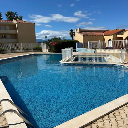 T2 Rdc A Canet En Roussillon Europa 4 Pers ,Piscine,Clim, Tennis, Parking Exterior photo