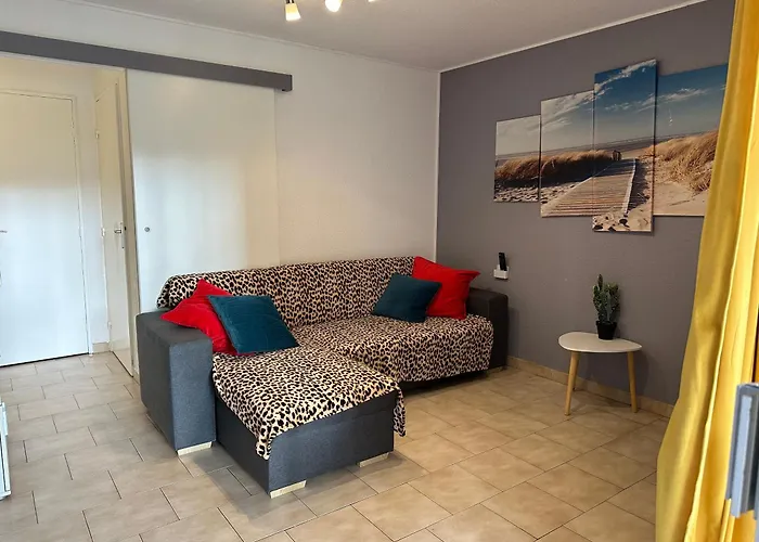 T2 Rdc A Canet En Roussillon Europa 4 Pers ,Piscine,Clim, Tennis, Parking