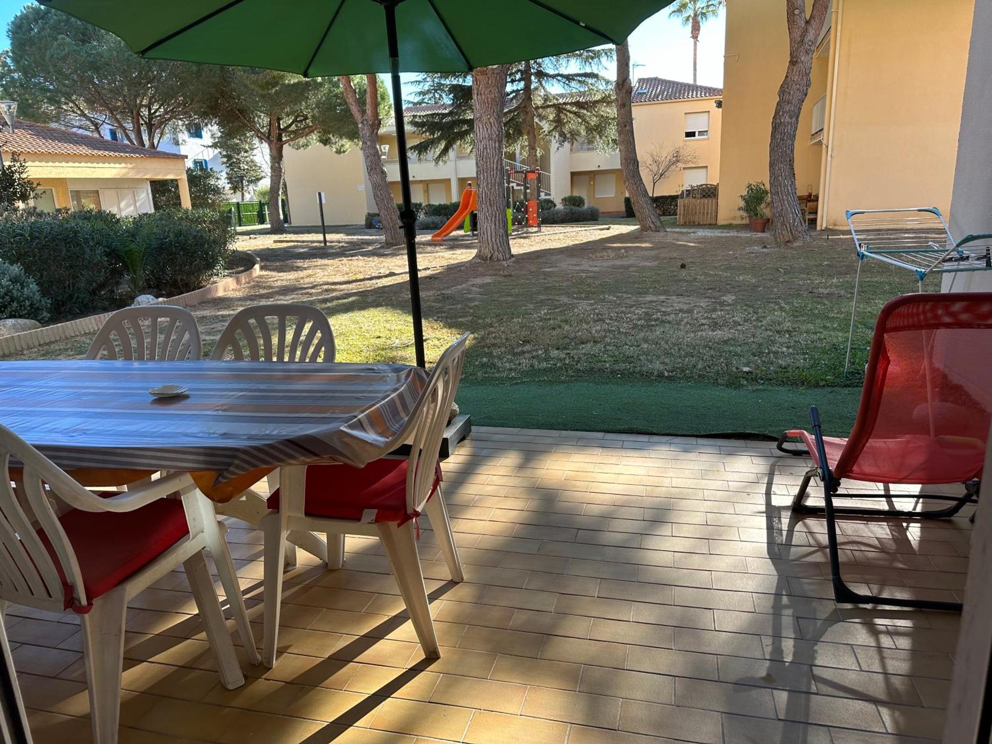Apartment T2 Rdc A En Roussillon Europa 4 Pers ,piscine,clim, Tennis, Parking *