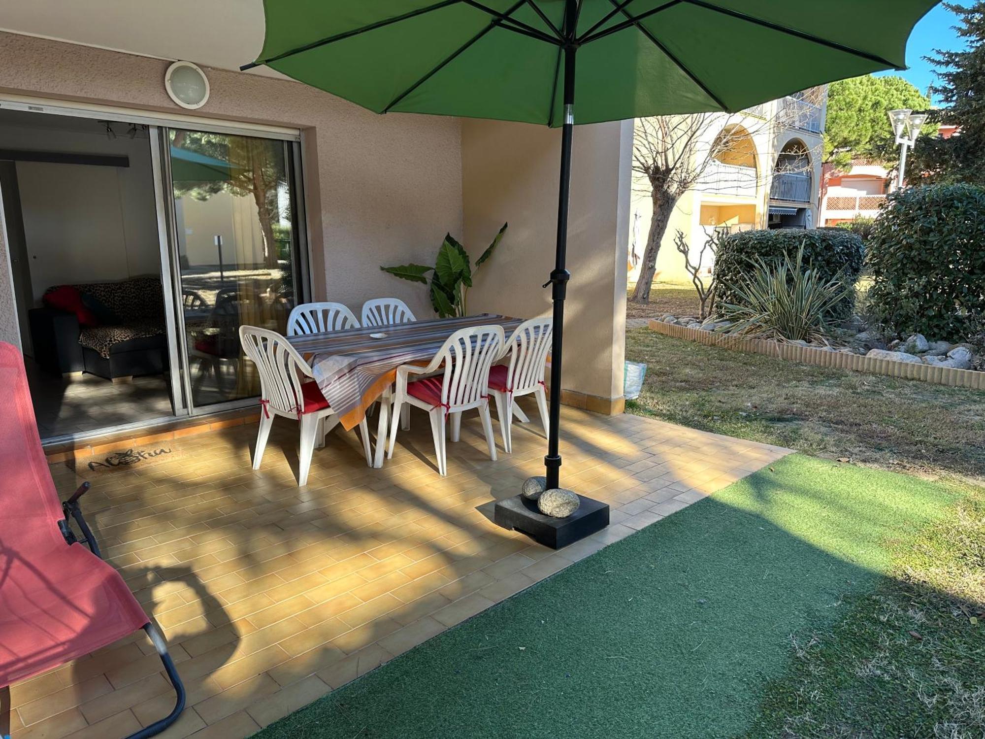Apartment T2 Rdc A En Roussillon Europa 4 Pers ,piscine,clim, Tennis, Parking *